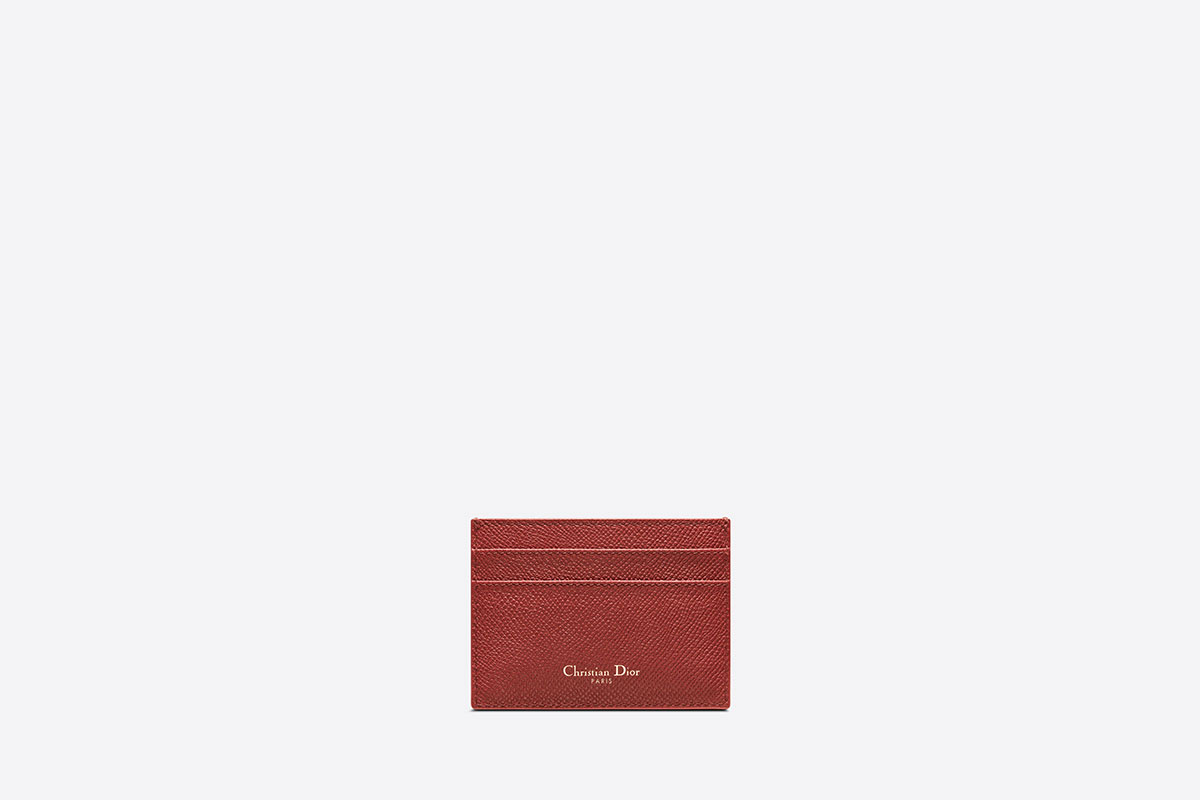 [디올] 30 몽테뉴 카드 지갑 (브릭레드) S2098OBAE M56R