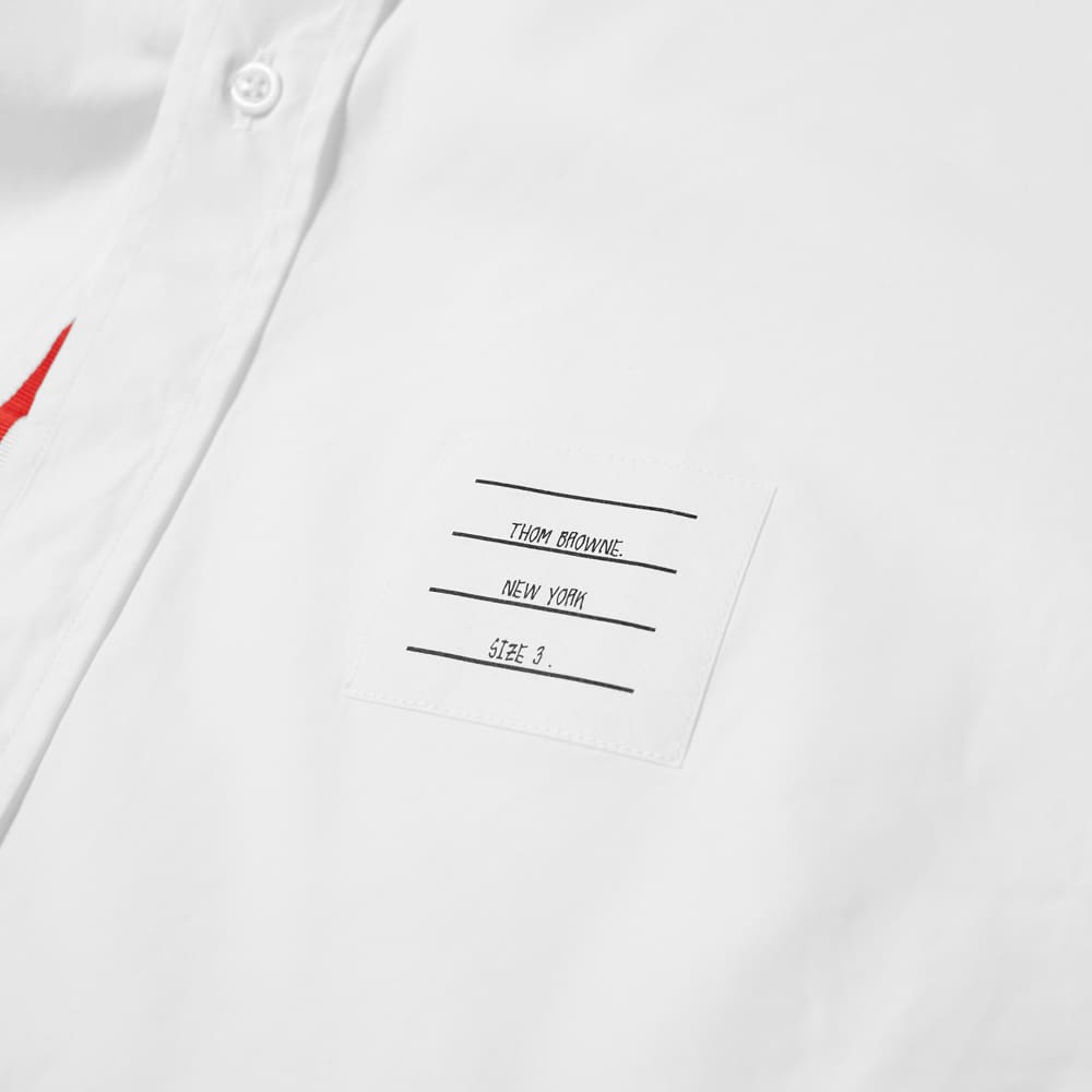 [톰브라운] 남성 클래식 롱 슬리브 솔리드 포플린 셔츠 (화이트) MWL010E 03113 100