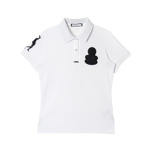 [마크앤로나]여성 스윙 더미 폴로 티셔츠 (화이트)MLW-9C-AP06