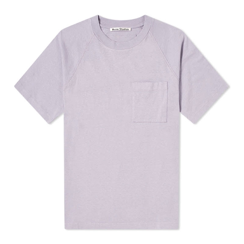 [아크네] 남성 백로고 패치 포켓 반팔 티셔츠 (라일락퍼플) BL0160 ADI