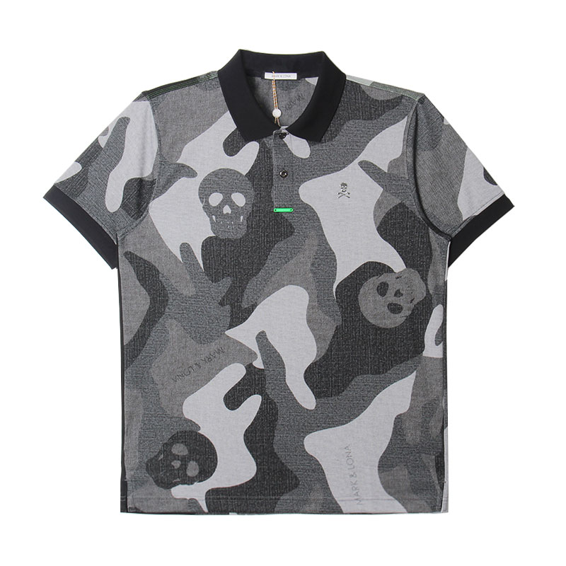 [마크앤로나] 남성 Fakie 폴로 반팔 티셔츠 (블랙) MLM-0A-AP04