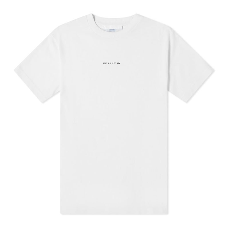 [알릭스] 남성 로고 반팔 티셔츠 (화이트) AVUTS0216FA01 WTH0001