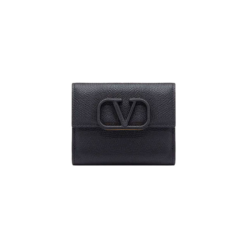 [발렌티노] V 로고 컴팩트 지갑 (블랙) TW2P0S92RQR0NO