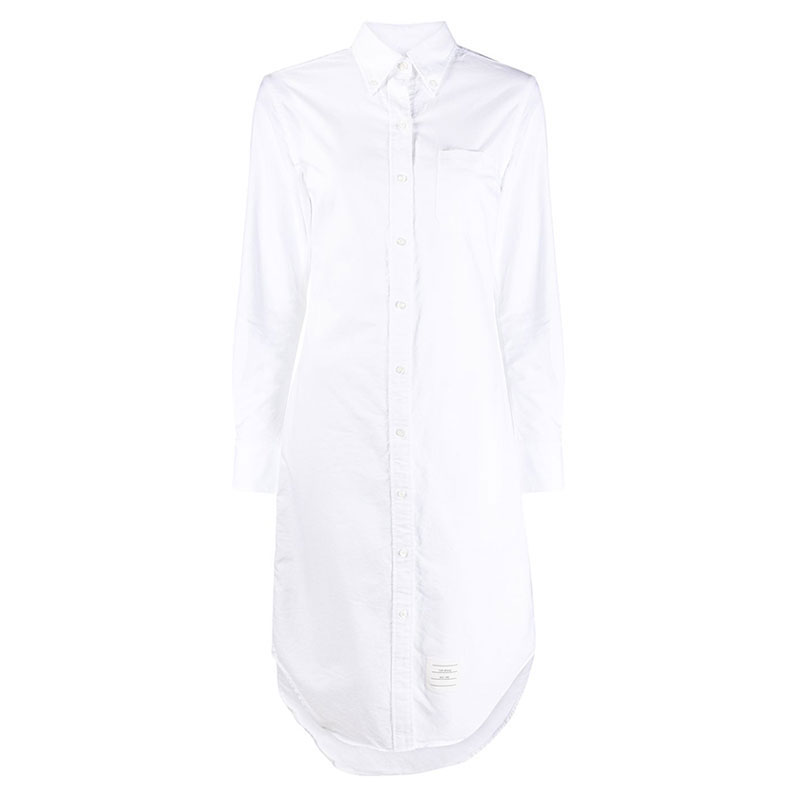 [톰브라운] 여성 옥스포드 롱 드레스 셔츠 (화이트) FDS001A 06177 100