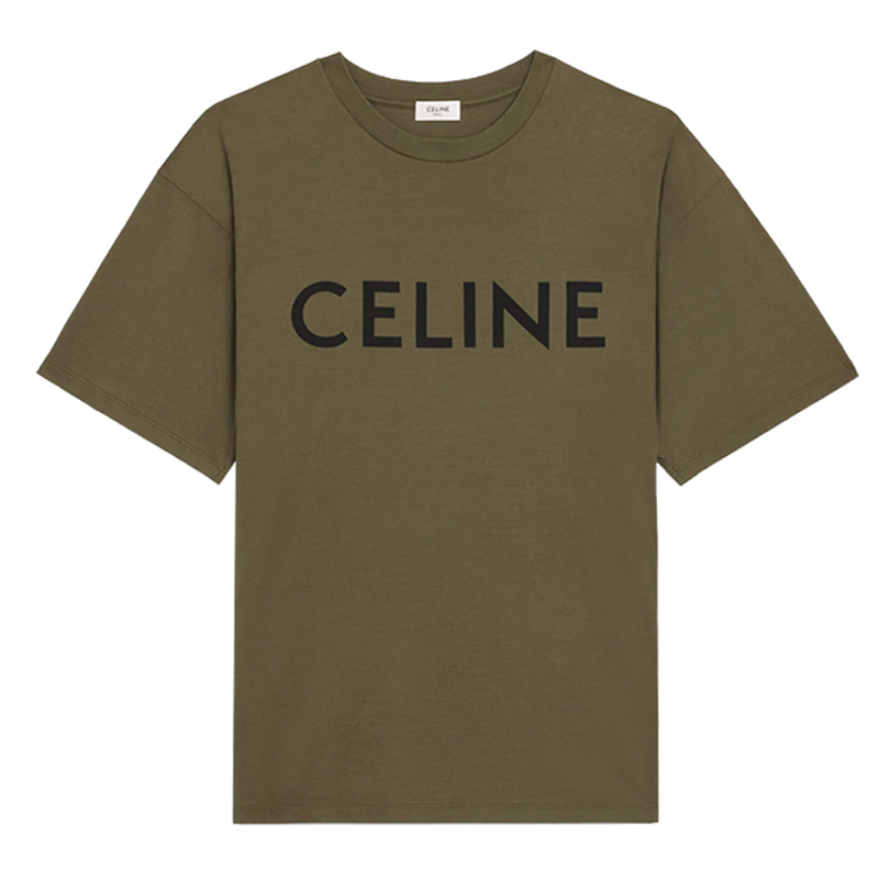 [셀린느] 남성 로고 반팔 티셔츠 (다크그린) 2X681501F 02DB