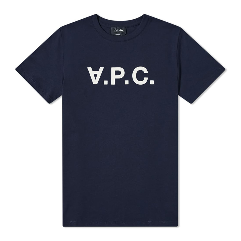 [아페쎄] 남성 VPC 로고 반팔 티셔츠 (다크네이비) COBQX H26943 IAK