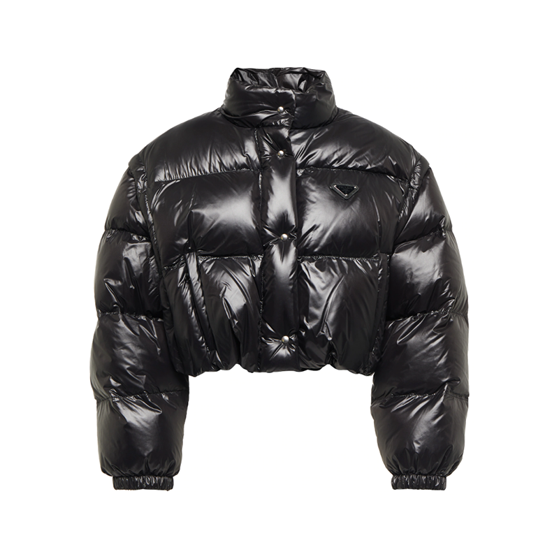[프라다] 리나일론 크롭 다운 재킷 P00695299