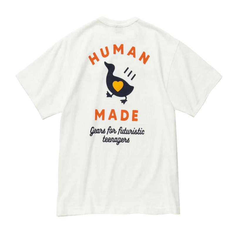 [휴먼메이드] 남성 그래픽 티셔츠 #09 (화이트) HM24TE010