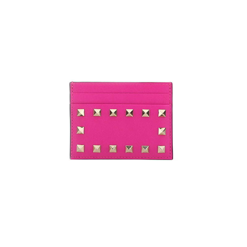 [발렌티노] 락스터드 로고 카드지갑 (핑크) 1W0P0486 BOL UWT