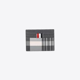 톰브라운 타탄 체크 사이드 슬릿 카드 지갑 (블랙화이트) MAW220A L0041 980