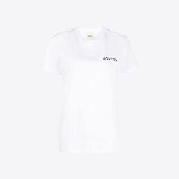 이자벨마랑 여성 비달 반팔 티셔츠 (화이트) TS0103FA A2N44I 20WH