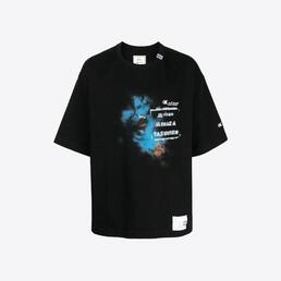 미하라야스히로 로고 프린트 반팔 티셔츠 (블랙) A10TS701 BLACK