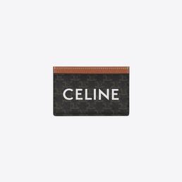 셀린느 트리오페 로고 카드 지갑 (탄) 10B702CLY 04LU