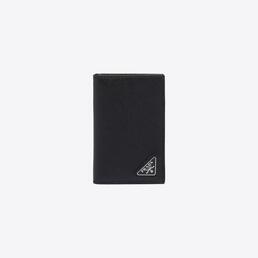 프라다 사피아노 가죽 카드 홀더 (블랙) 2MC101 QHH F0002
