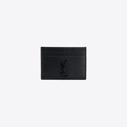 생로랑 모노그램 카드 지갑 (블랙) 485631 BTY0U 1000