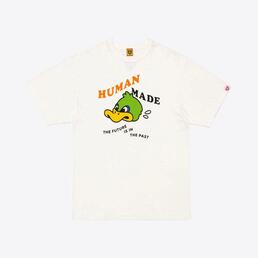 휴먼메이드 그래픽 반팔 티셔츠 #5 (화이트) HM26TE005