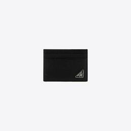 프라다 사피아노 트라이앵글 카드 지갑 (블랙) 2MC149 QHH F0002