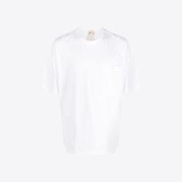 텐씨 남성 포켓 백 패치 라운드넥 반팔 티셔츠 (화이트) 23CTCUH02089 A06021 100