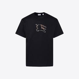 버버리 남성 프로섬 로고 반팔 티셔츠 (블랙) 8070681 A1189