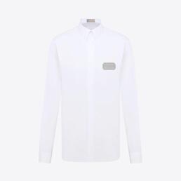 디올 남성 쿠튀르 코튼 포플린 셔츠 (화이트) 313C525A1581 C088